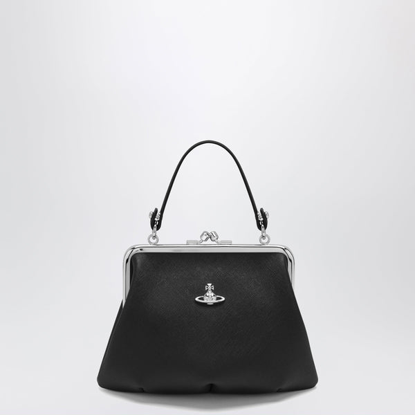 Granny Frame Purse Bag In Black