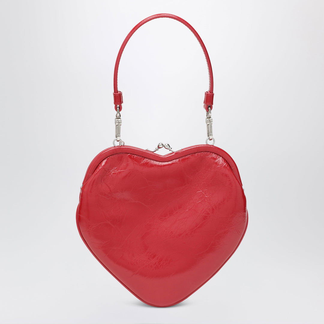 Vivienne Westwood Belle Heart Red Leather Shoulder Bag
