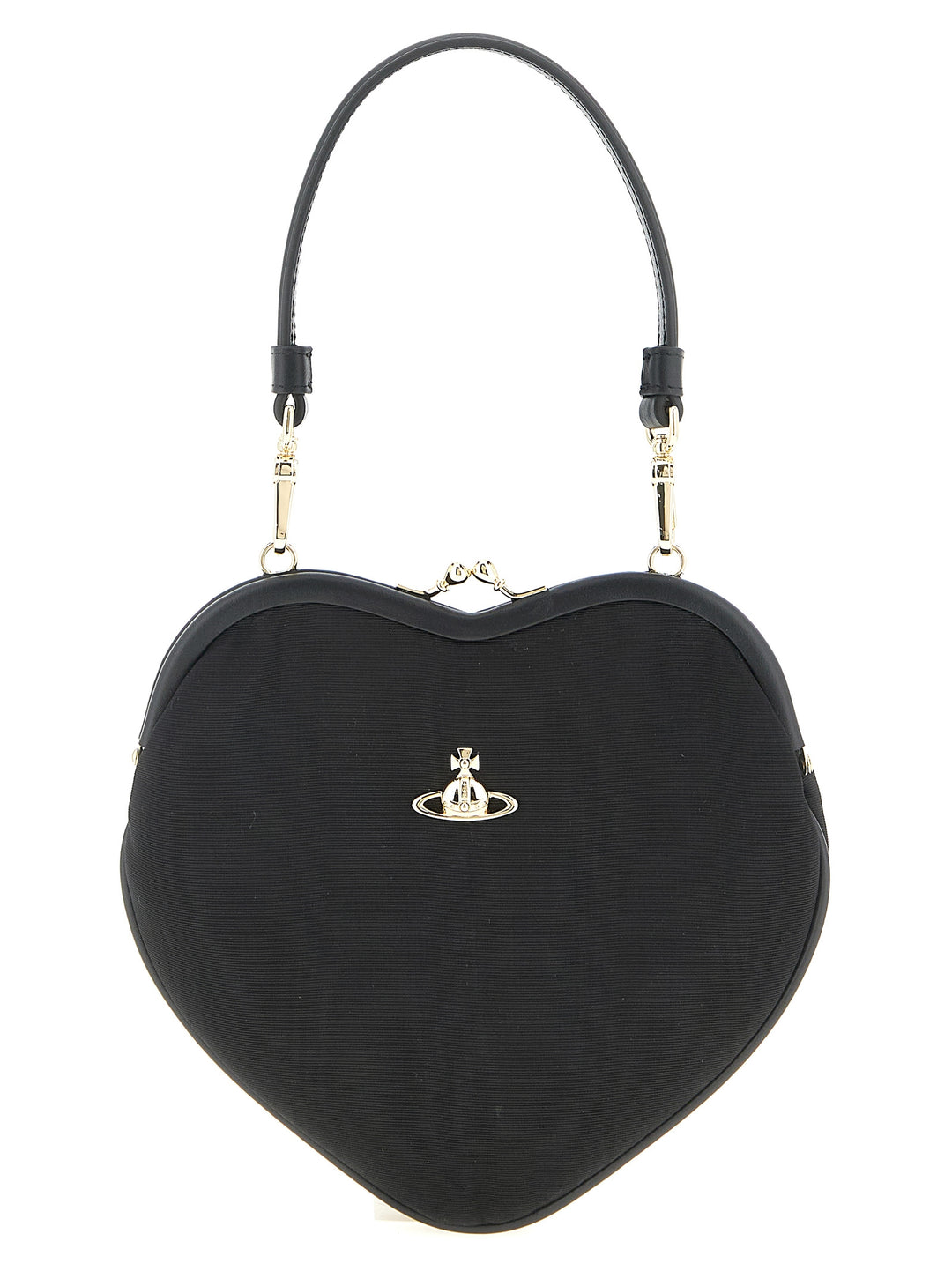 Vivienne Westwood Belle Heart Frame Purse Hand Bags - Black | 729bca7b91f5da3b469be54916c6936e093599b3