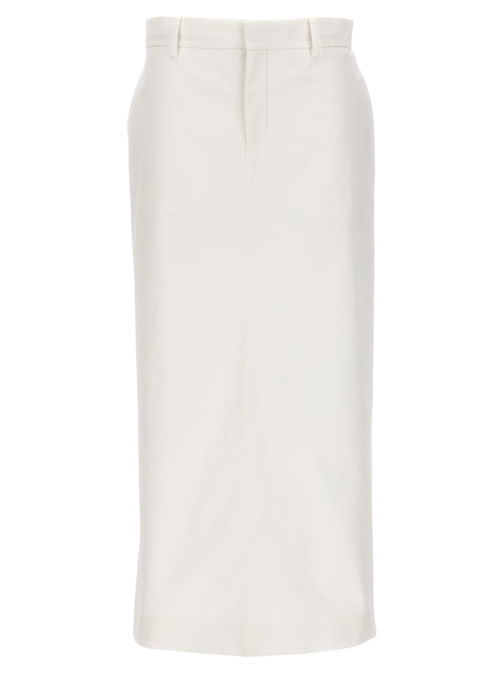 Valentino Longuette Skirt Skirts White