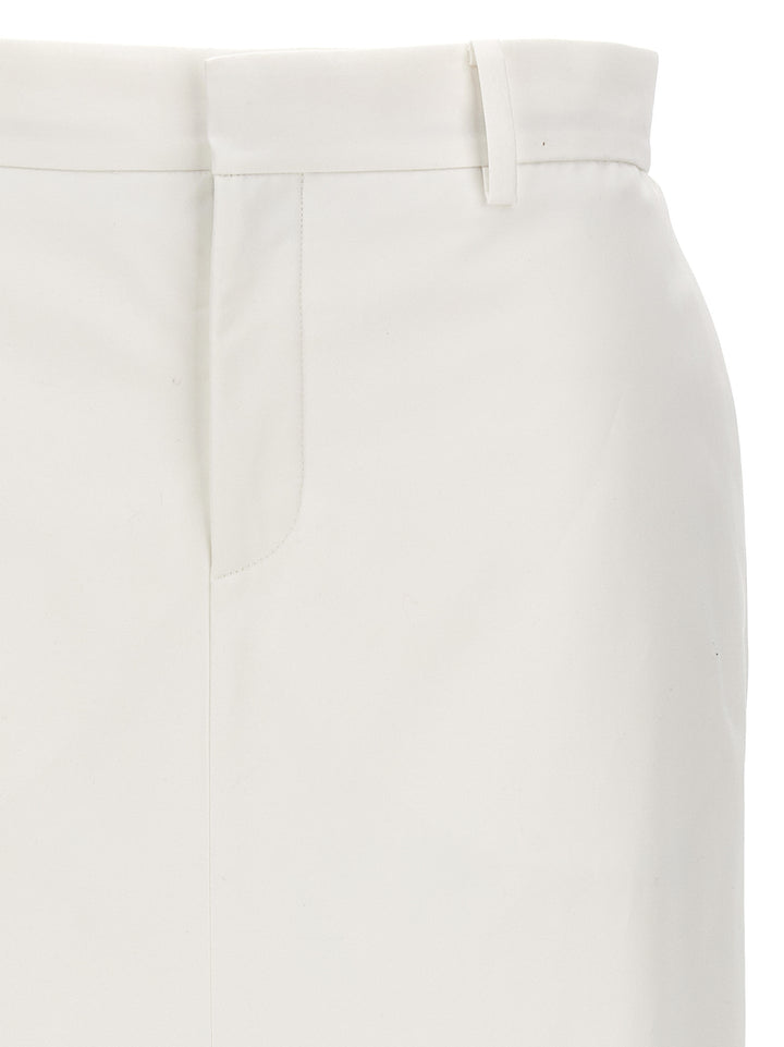 Valentino Longuette Skirt Skirts White