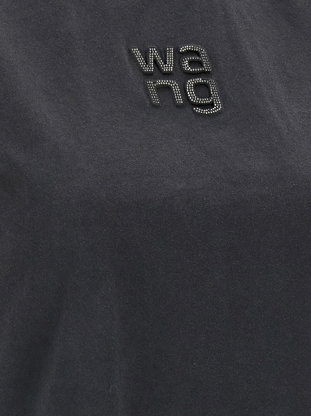 T By Alexander Wang Hotfix Logo T-shirt - Black | 01c25fdc4271a41225e2b4a88e1436c2f8e46ca2