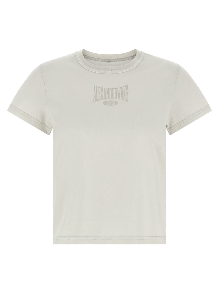 T By Alexander Wang Lived Logo T-shirt - White | a9a5eaca5b57da6cc3ca01dcbf198b2c8ace83f4