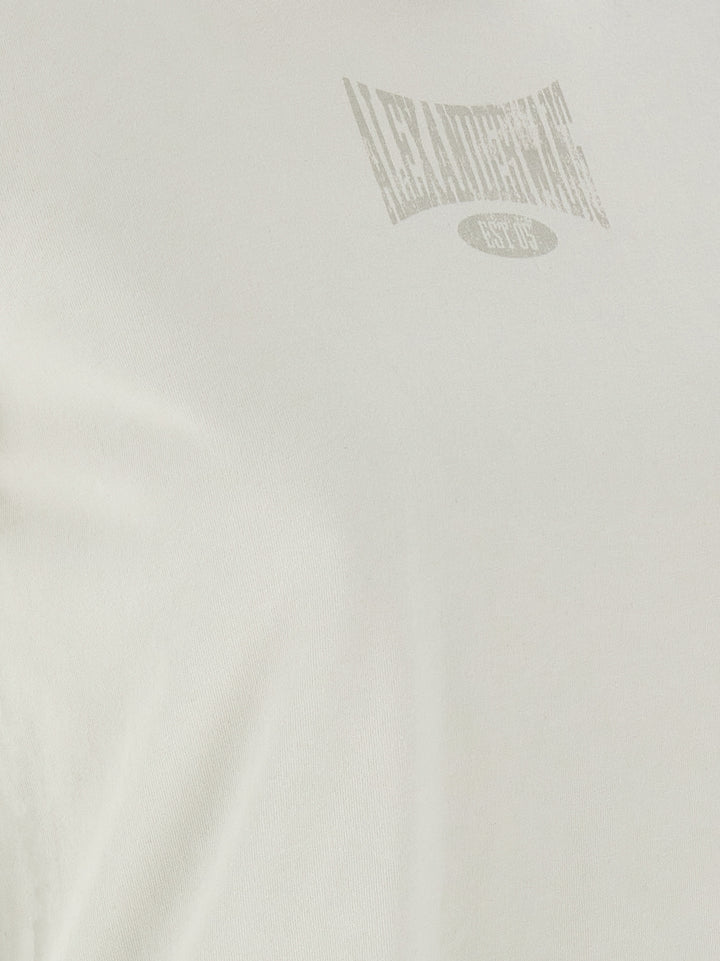 T By Alexander Wang Lived Logo T-shirt - White | 48cf6d1d41d71ecf228a895266ed8df8ed101d11