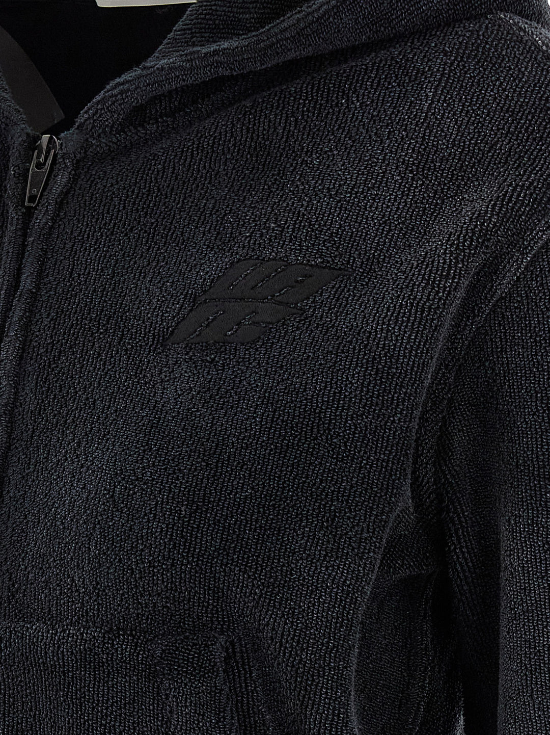 T By Alexander Wang Terry Hoodie Sweatshirt - Black | eef20bebf785cb4d4f416d70d1765295bed4d9f5