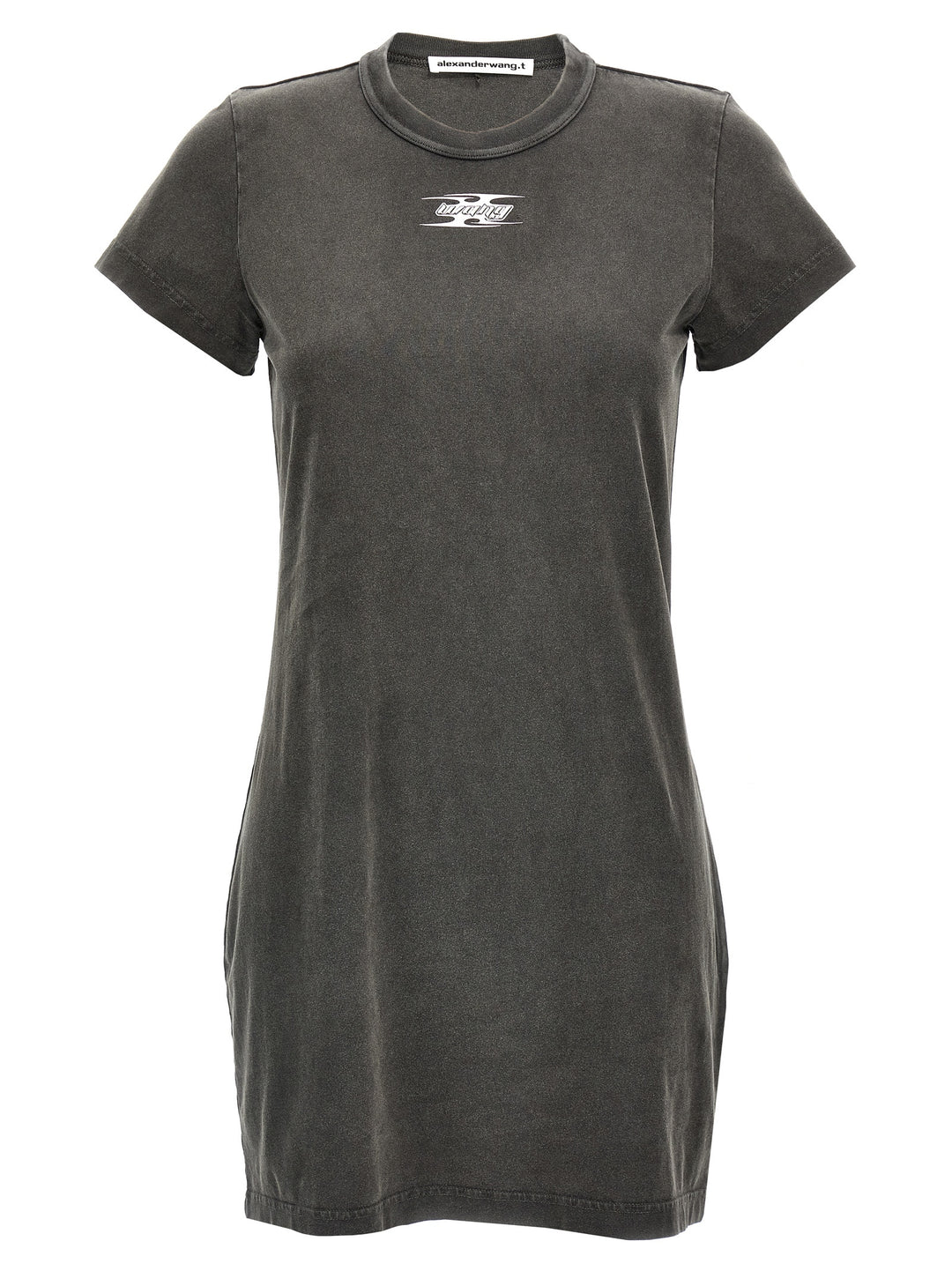 Shrunken Tee Dresses Gray