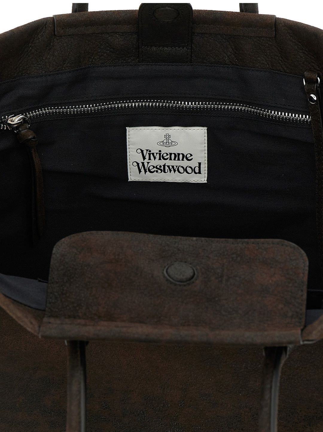 Vivienne Westwood Troy Tote Bag - Brown | d058d67b1d4172082bcc3252349aabc8c15ea604