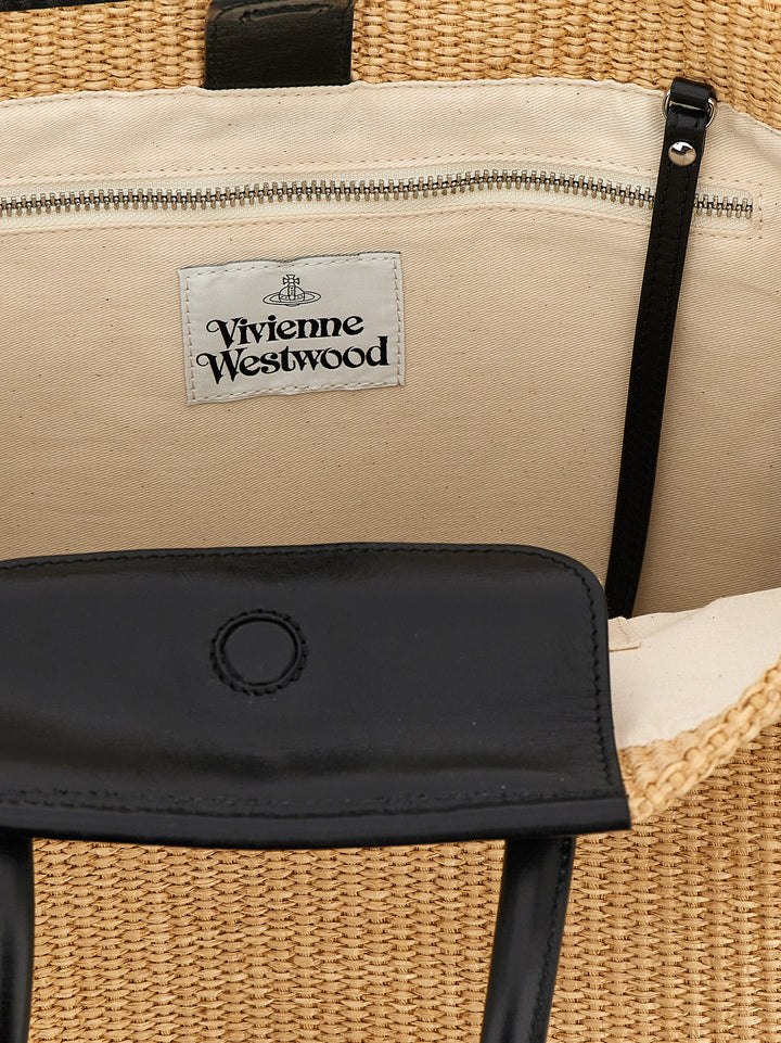 Vivienne Westwood Troy Tote Bag - Beige | a6febec22dd34a0c44411a5048b87d8fb8436e27