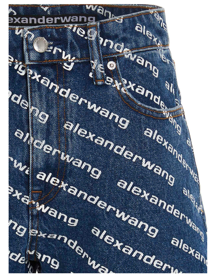 Denim X Alexander Wang Bite Bermuda and Short - Blue | f294f04a3c979481128aa180ce4c4d1a0ec2850e