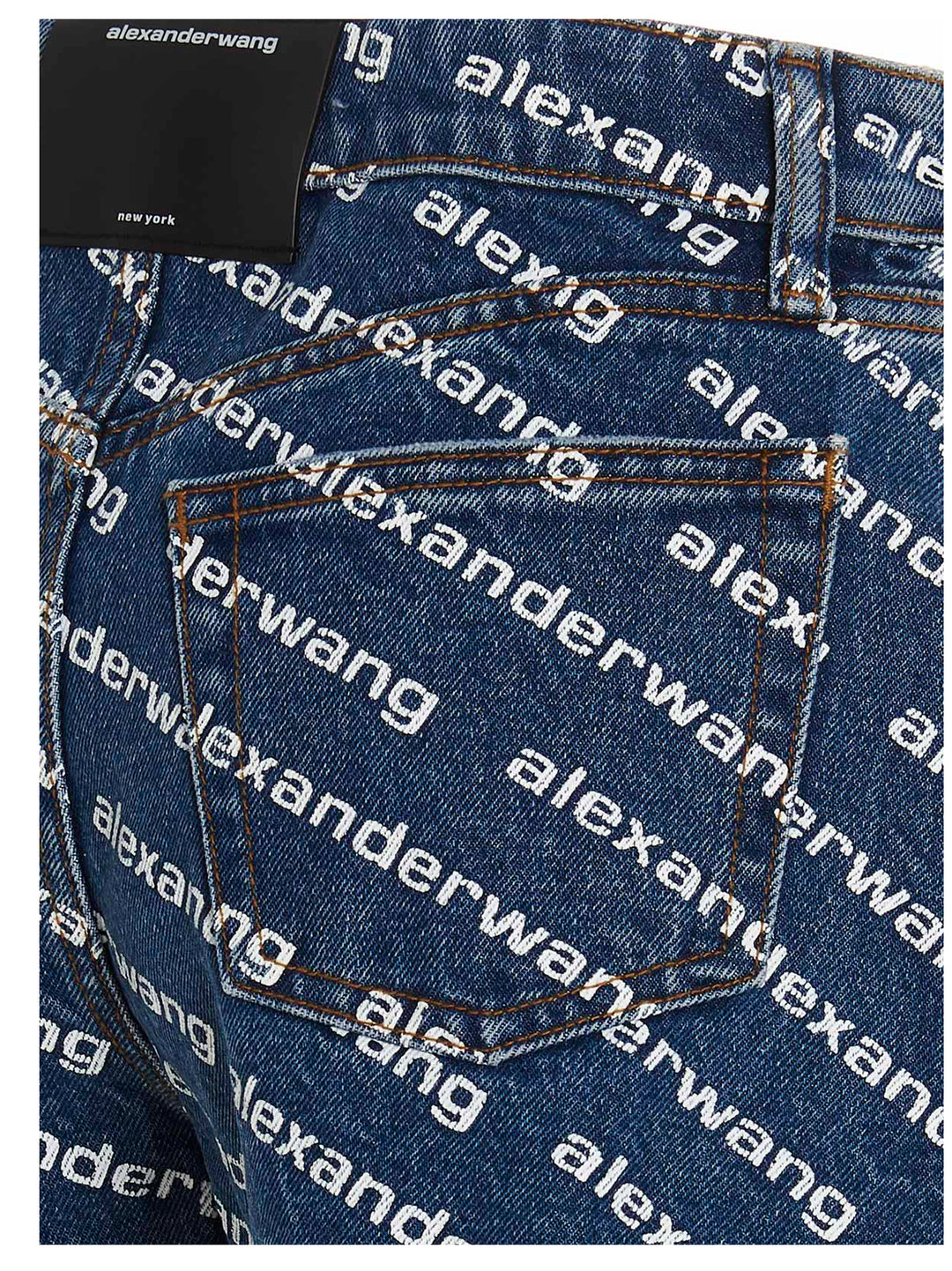 Denim X Alexander Wang Bite Bermuda and Short - Blue | 6d3a2701003f59cf4935a6737b83e1435b607032