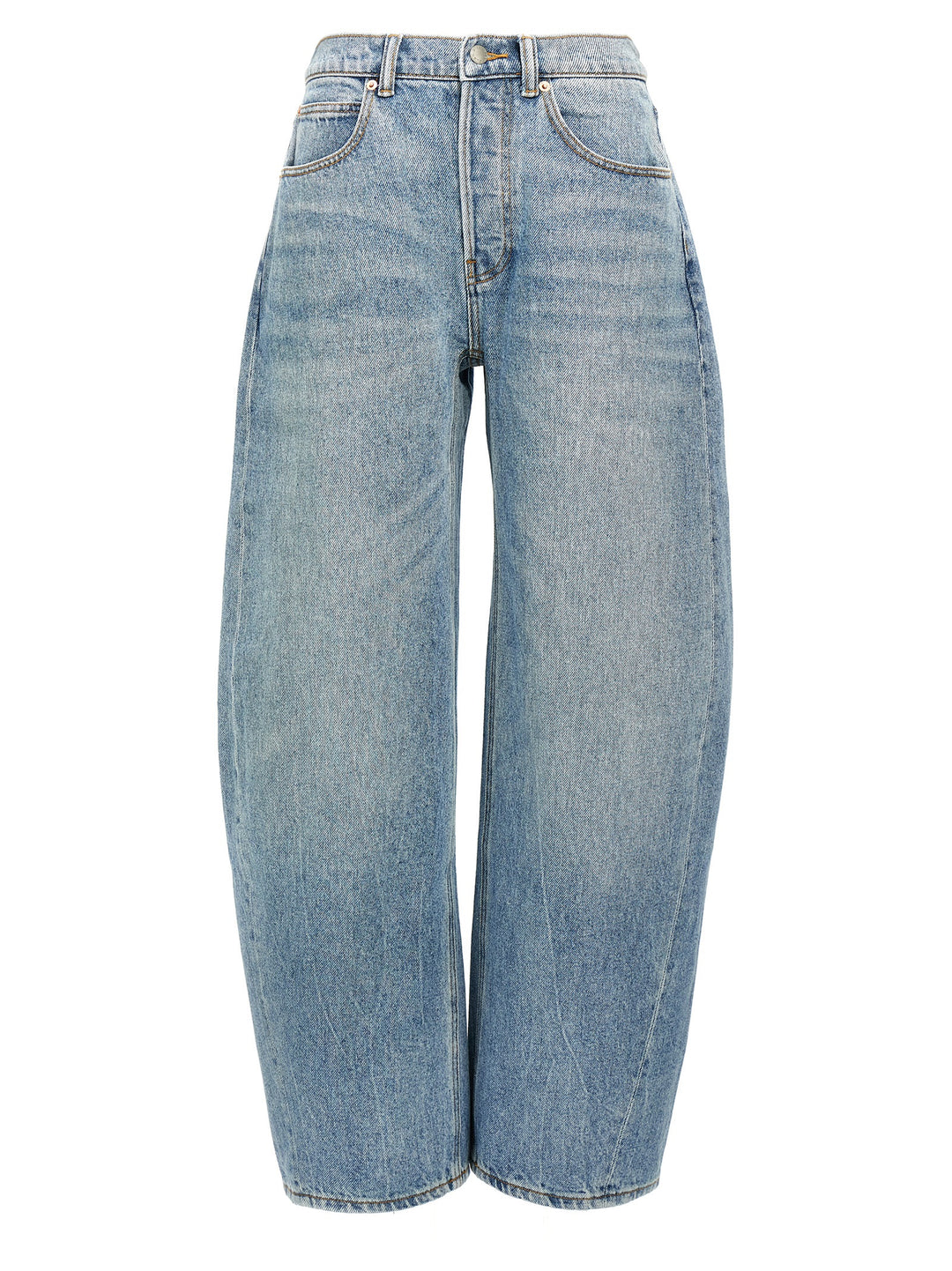 Oversized Rounded Jeans Light Blue