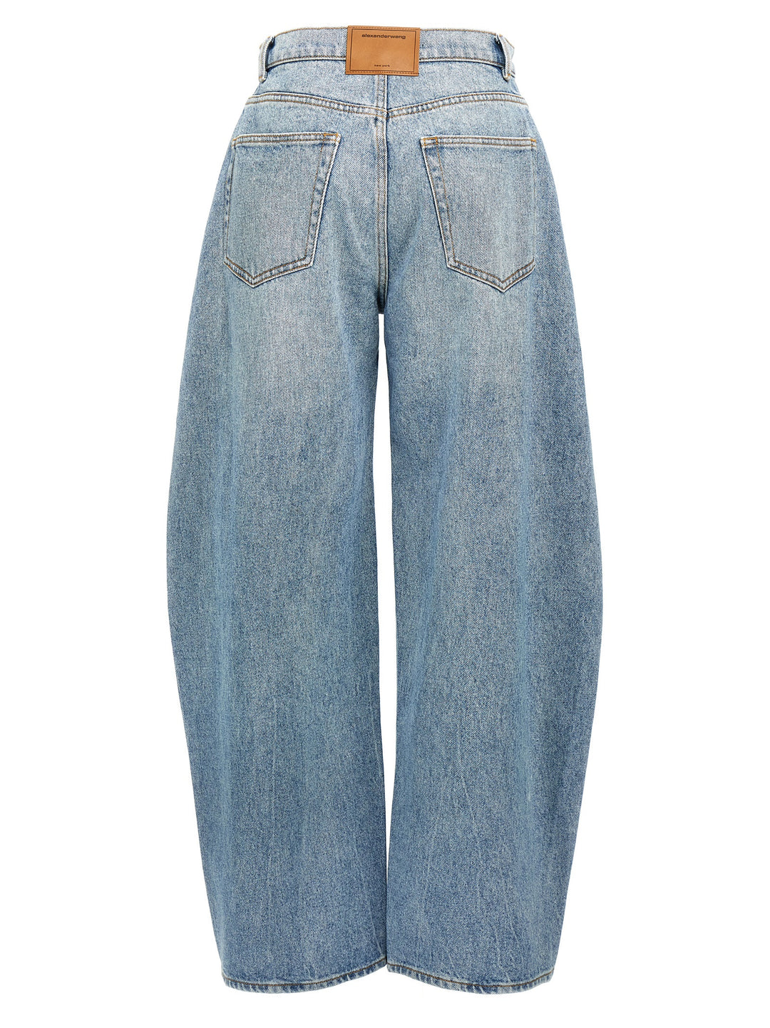 Oversized Rounded Jeans Light Blue