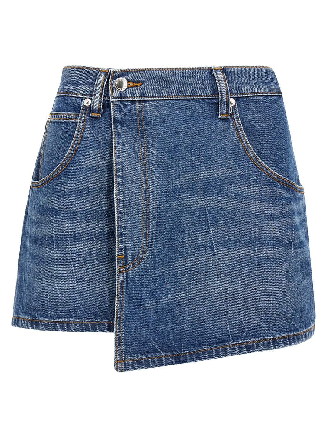 Denim X Alexander Wang Deconstructed Wrapped Skirts - Blue | 4b5cf3803853228eb44a20b6642cfbd7728e09ab