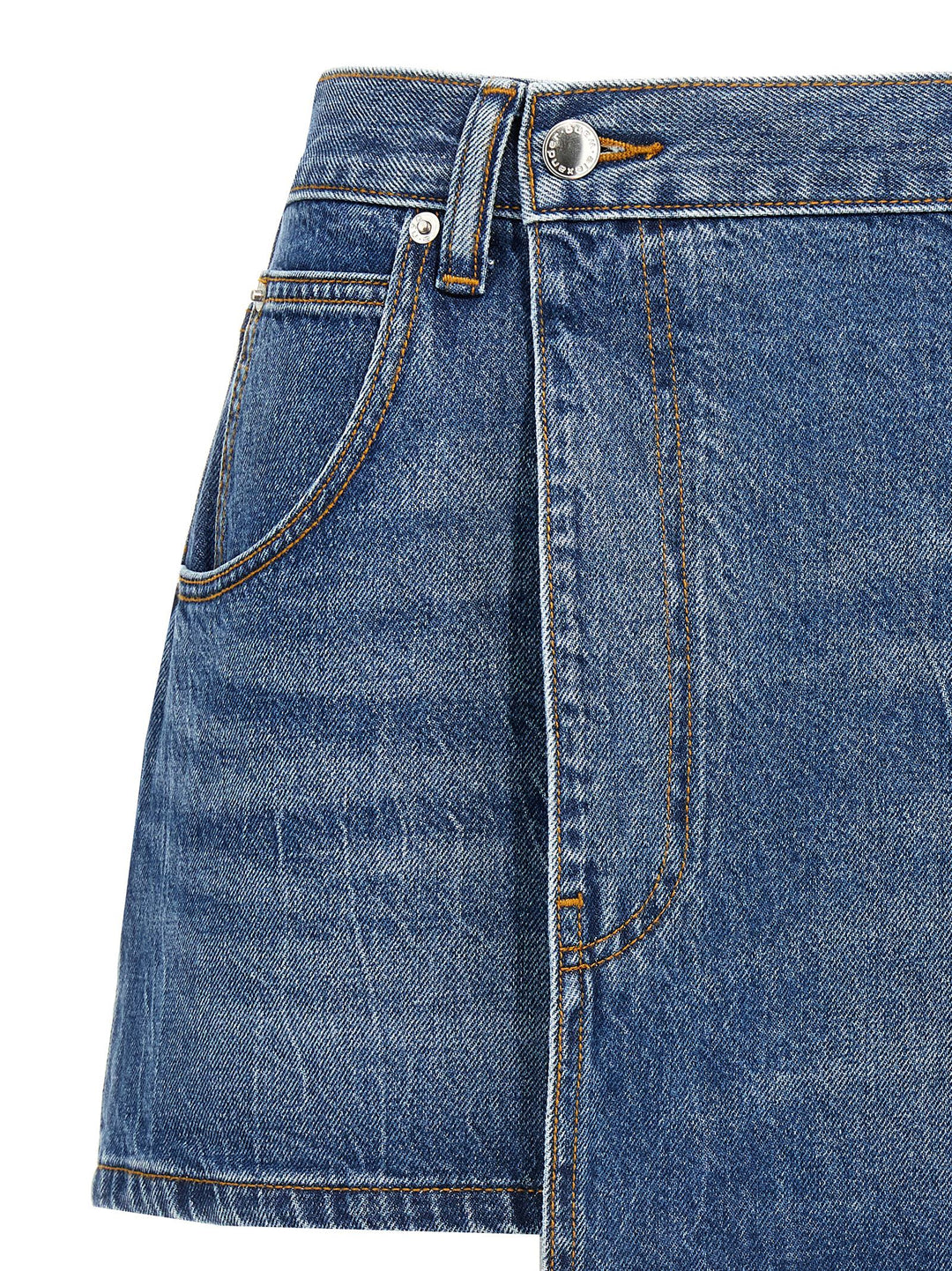 Denim X Alexander Wang Deconstructed Wrapped Skirts - Blue | c9f33e38a7cd4f502089081561cfe90e7272f842