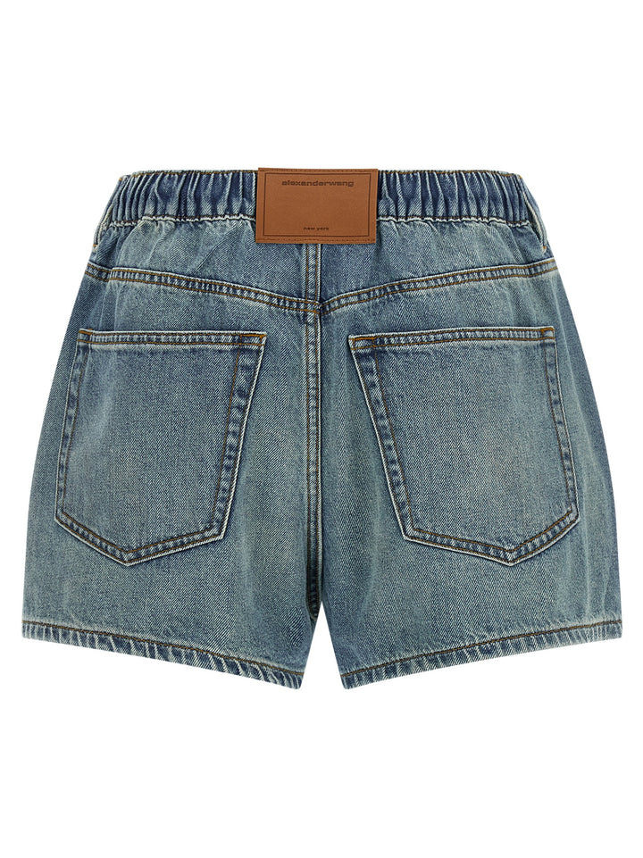 Alexander Wang Marathon Bermuda and Short - Blue | b0381b394b7a0958af51852a2e1429758c21984d