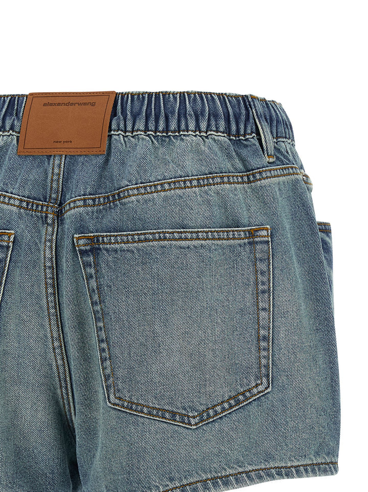 Alexander Wang Marathon Bermuda and Short - Blue | 59f44eadf70d3fad262837bf39af3f44c9dcd443