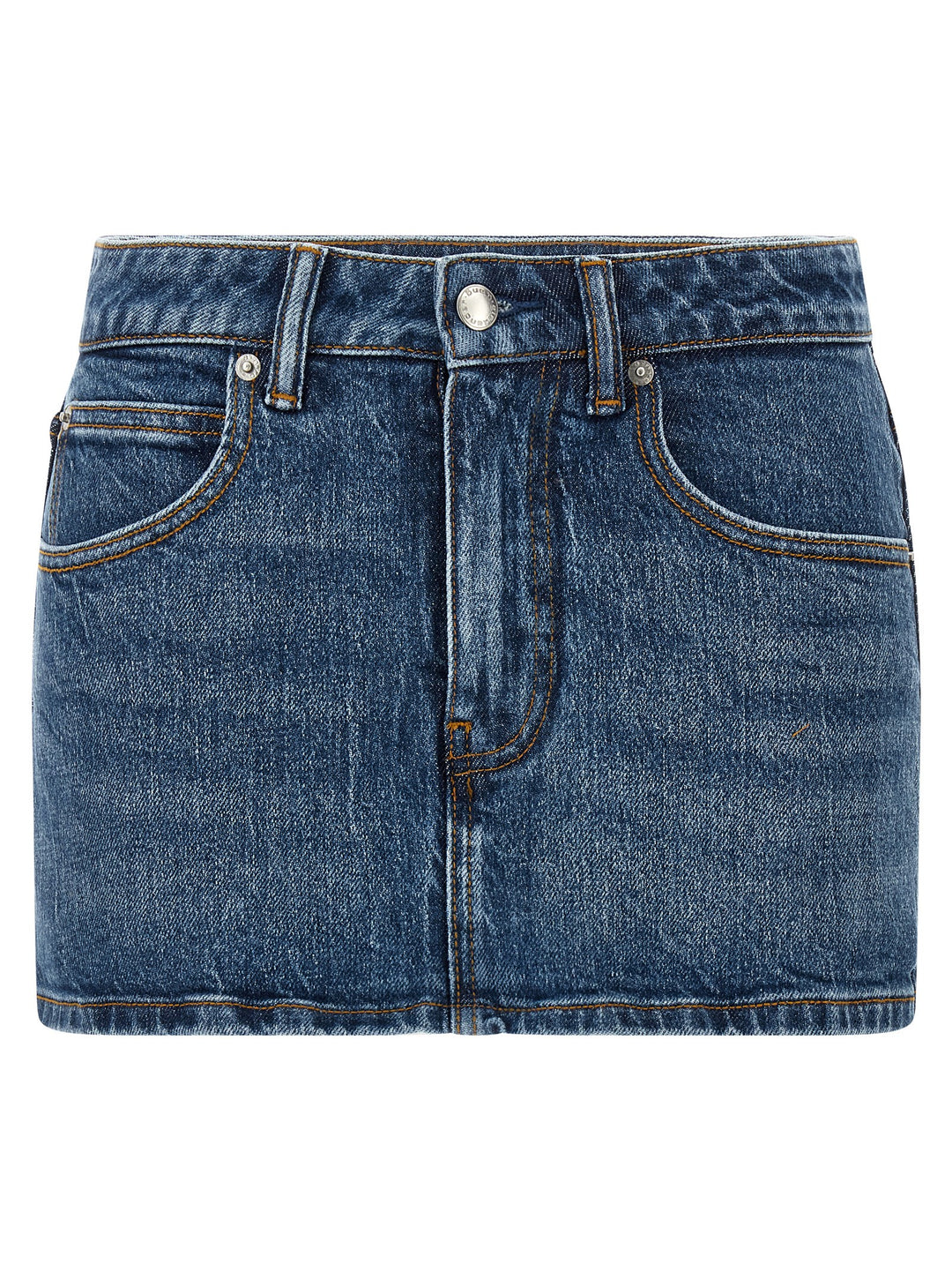 Denim X Alexander Wang Denim Skort Bermuda and Short - Blue | e84d65c9a8e4ba01901732e800cb9c7ff7e7c916