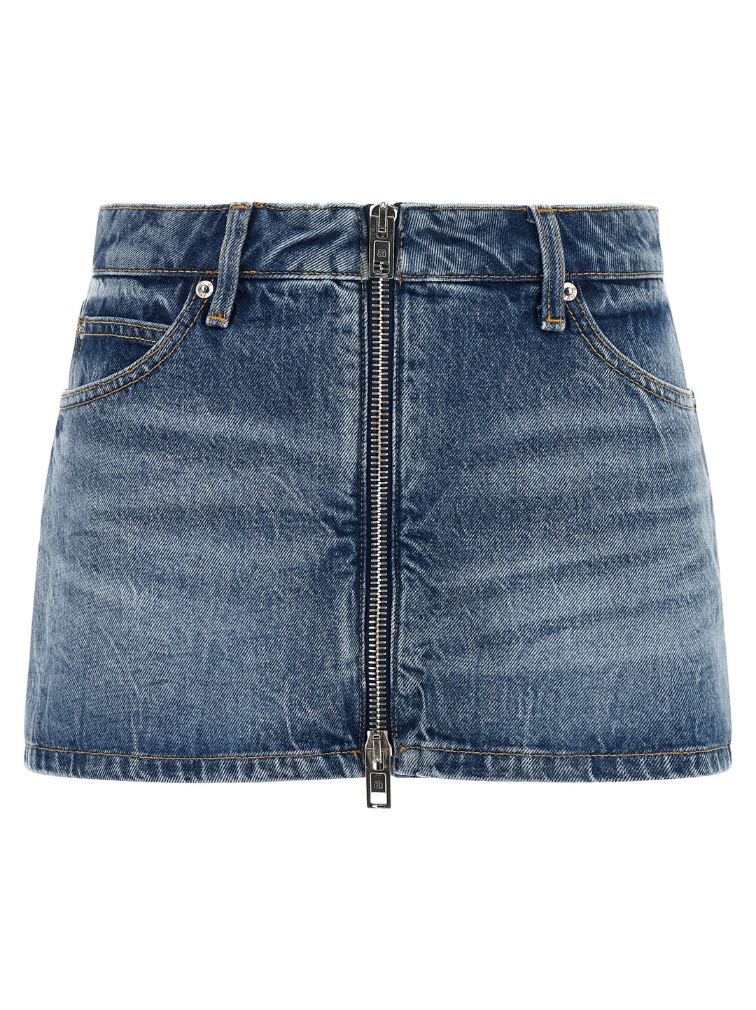 Alexander Wang Denim Skort Bermuda and Short - Light Blue | 75ce56ff87c0ca8cd2b3c1c072873097b20d7acb