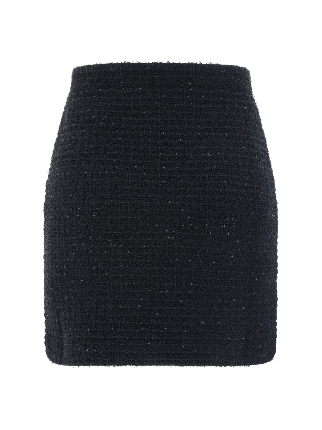 TEXTURED KNIT MINI SKIRT