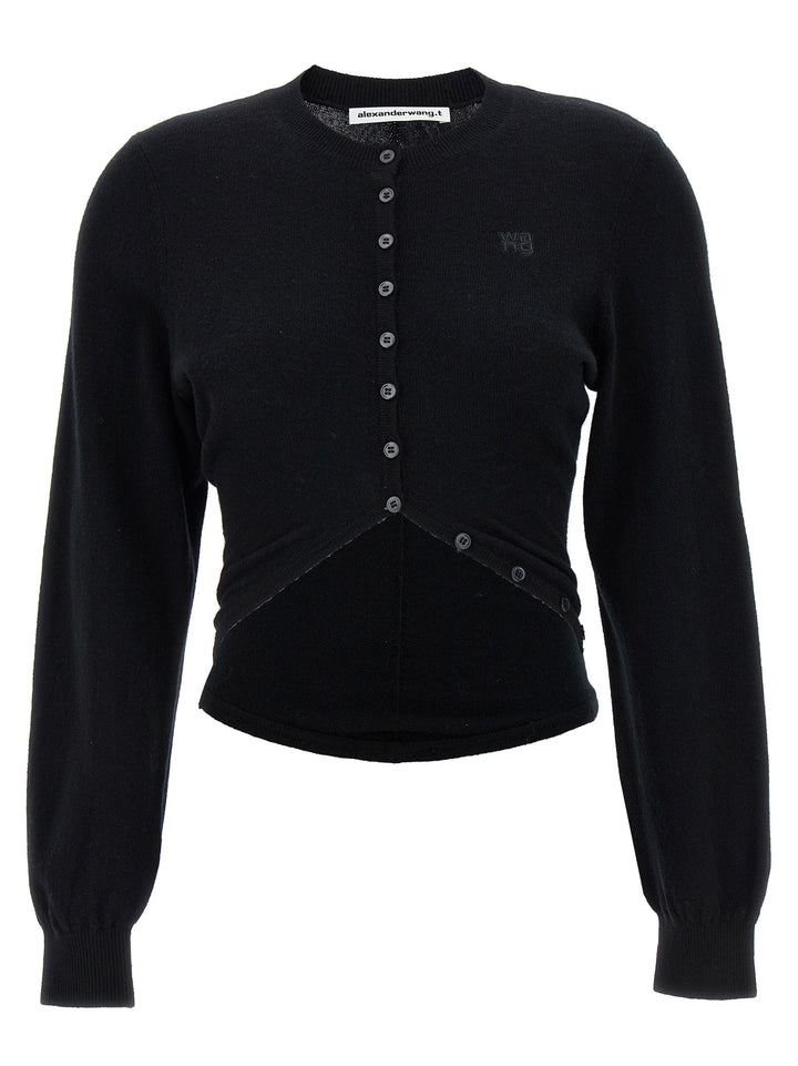 Ls Sweater, Cardigans Black