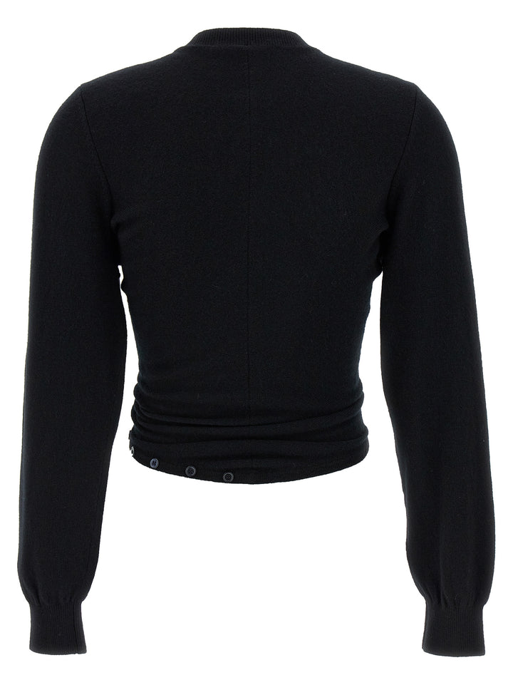 Ls Sweater, Cardigans Black