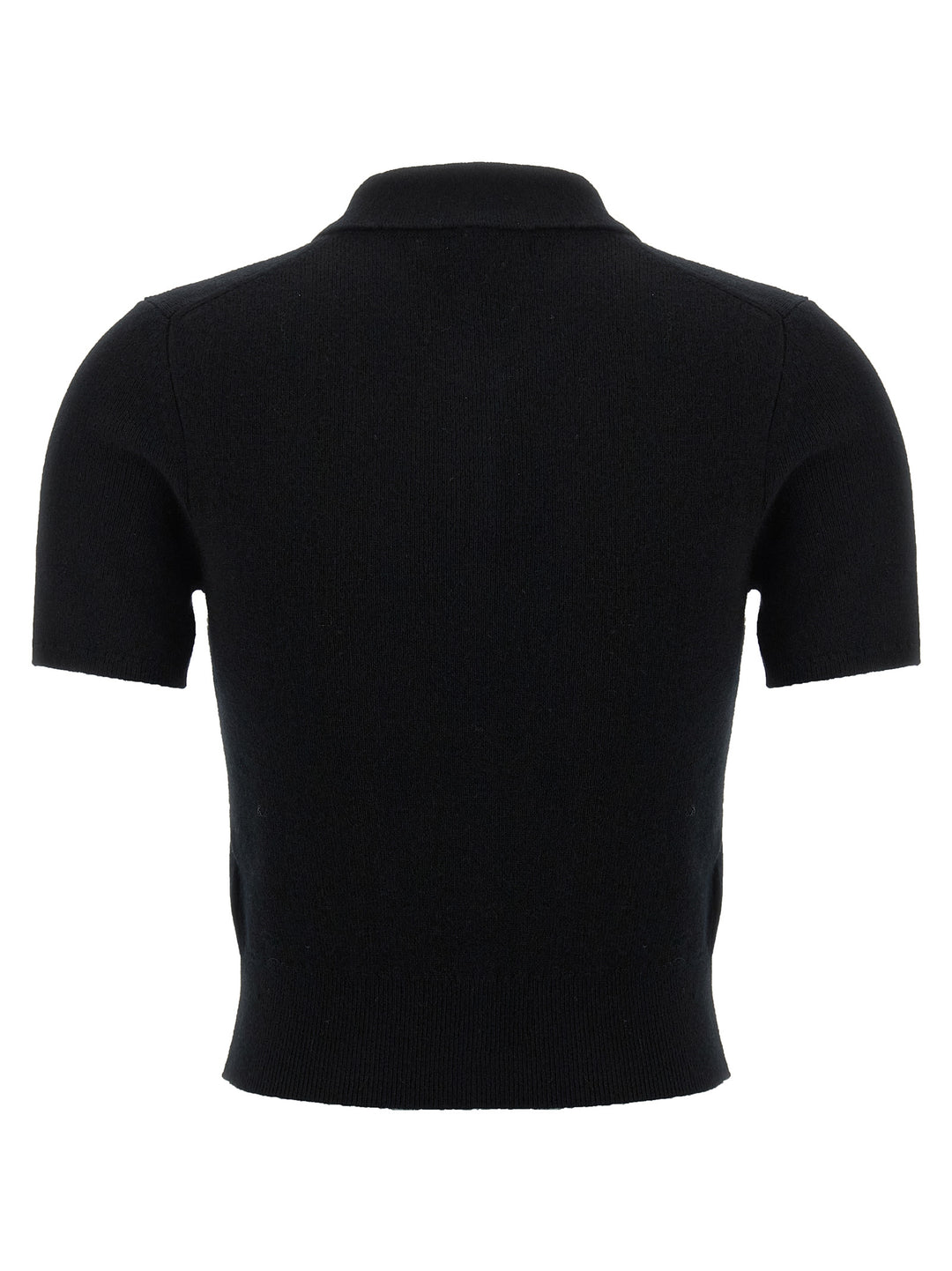 T By Alexander Wang Polo Cardigan Sweaters and Cardigans - Black | 35a36d0e9db6e421e2653c1a9476d2553aa72763