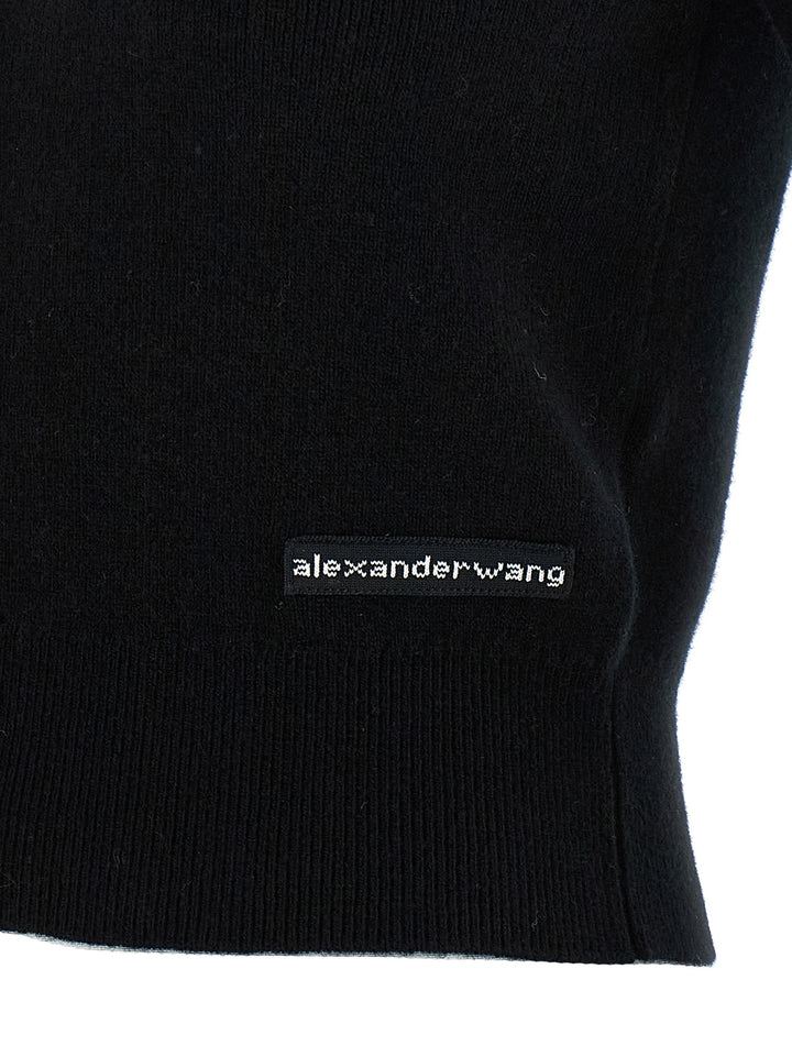 T By Alexander Wang Polo Cardigan Sweaters and Cardigans - Black | c3decdbd5402506f4961c95891c5a335582274c8