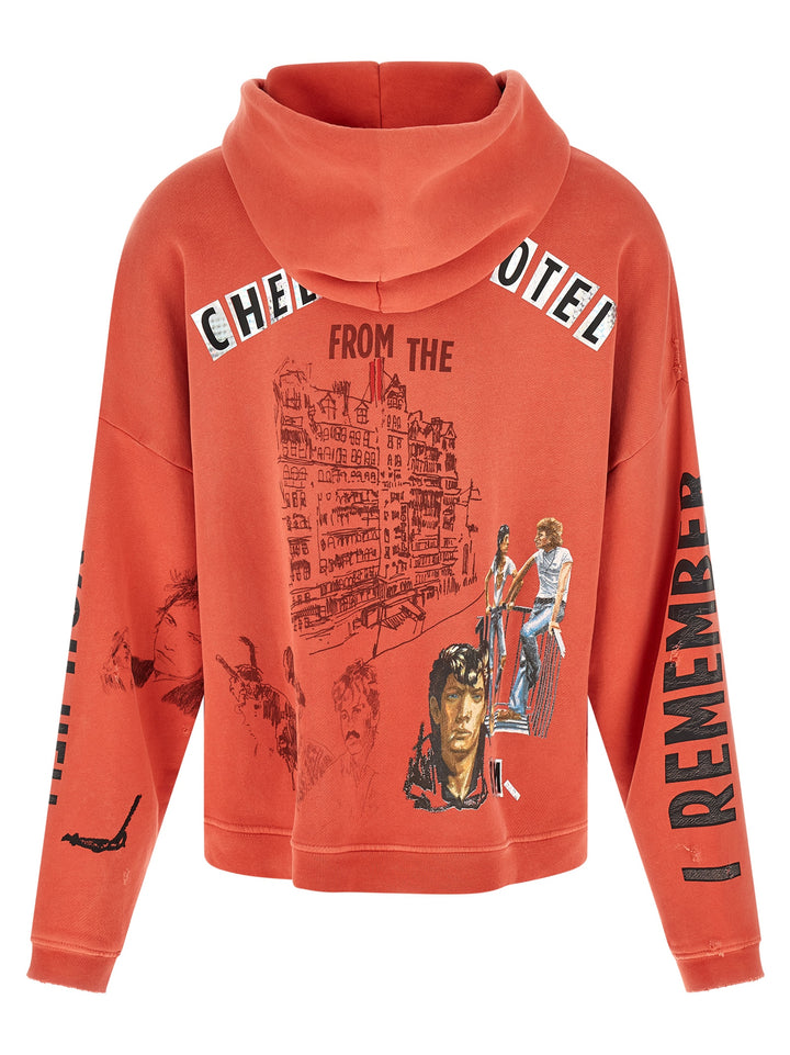 Paly Chelseahotel Sweatshirt - Red | 11145449818aaae3f5c8908692d90d1351c80e8d