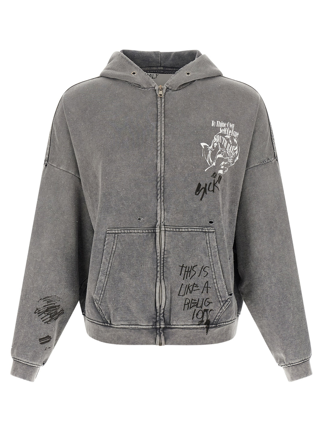 Paly Carrying The Message Sweatshirt - Gray | ead08858a5de489fc3aab13510362fd8f6f50c66