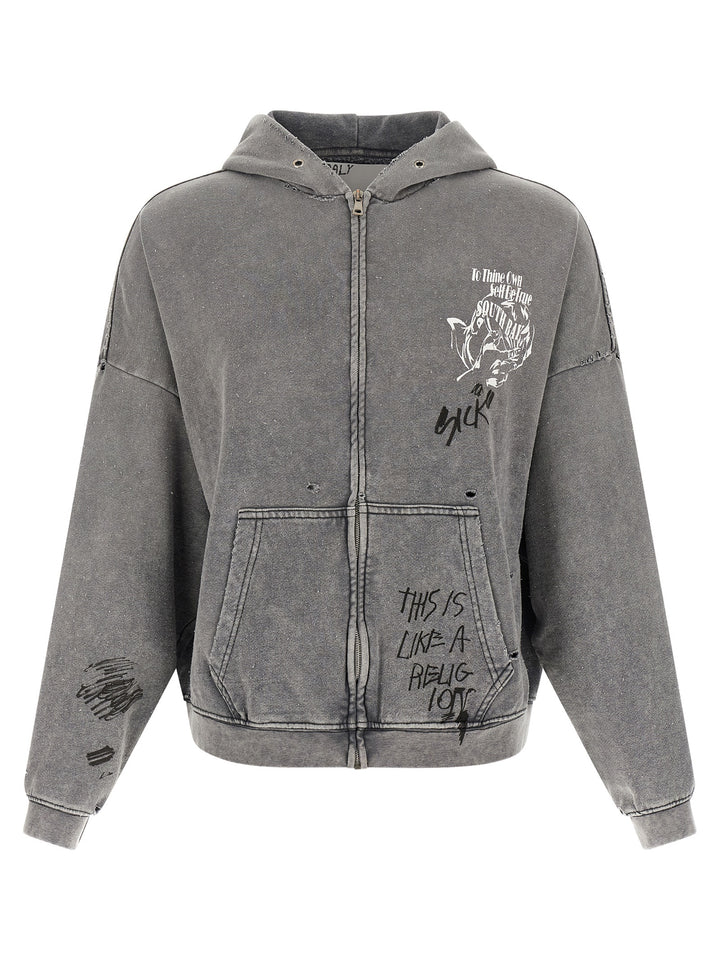 Paly Carrying The Message Sweatshirt - Gray | ead08858a5de489fc3aab13510362fd8f6f50c66