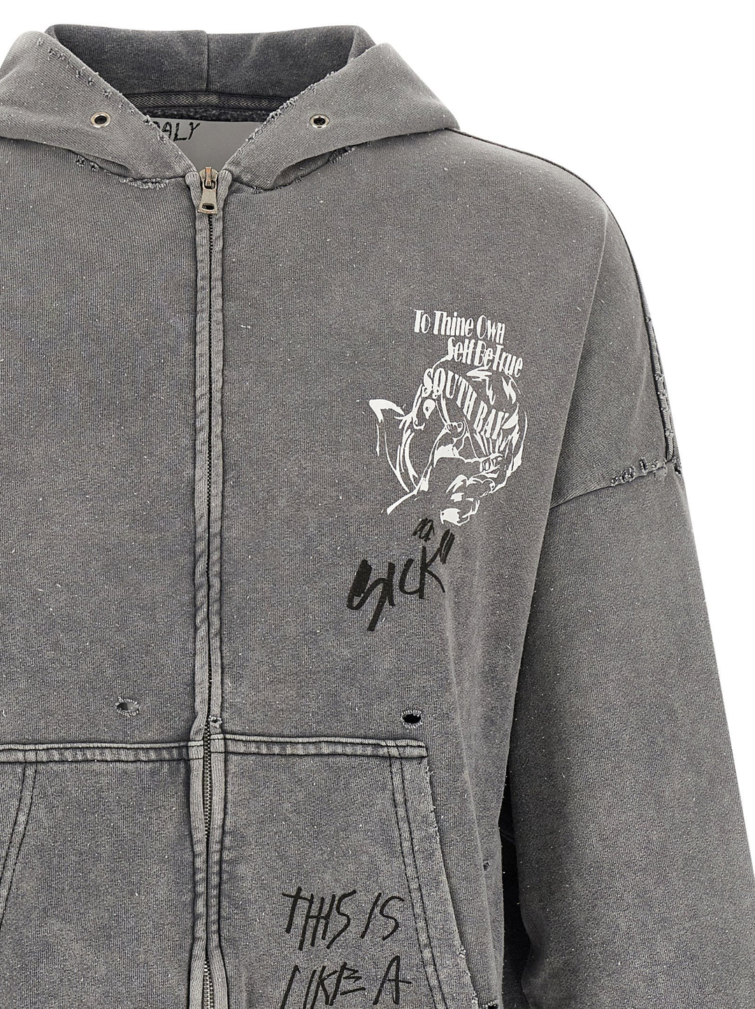 Paly Carrying The Message Sweatshirt - Gray | e333786a6a0c2e8098882ca064c4a17e20da8aa6
