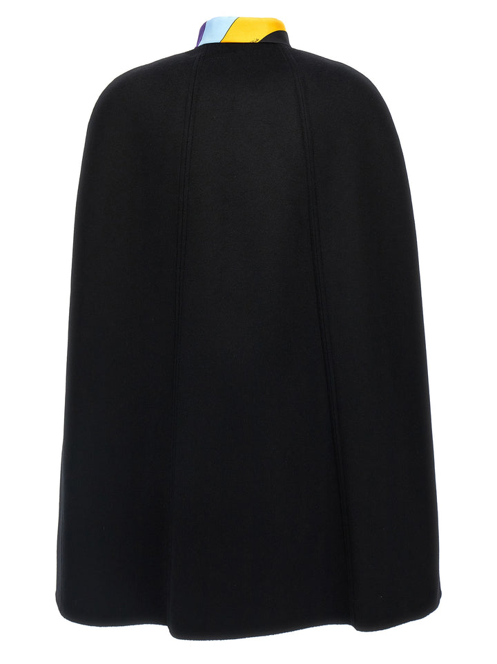 Wool Cape Capes Black