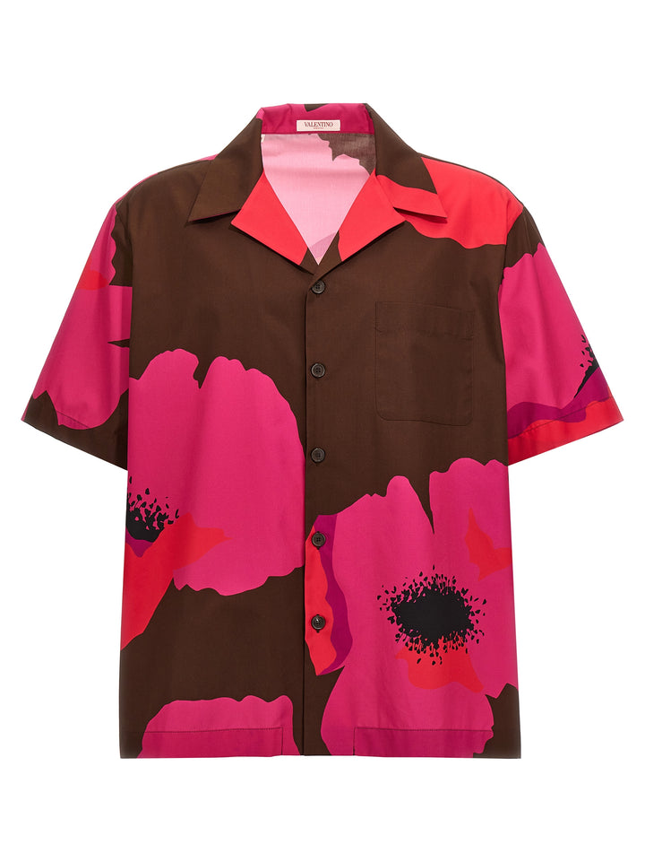 Valentino Floral Print Shirt Shirt, Blouse Multicolor