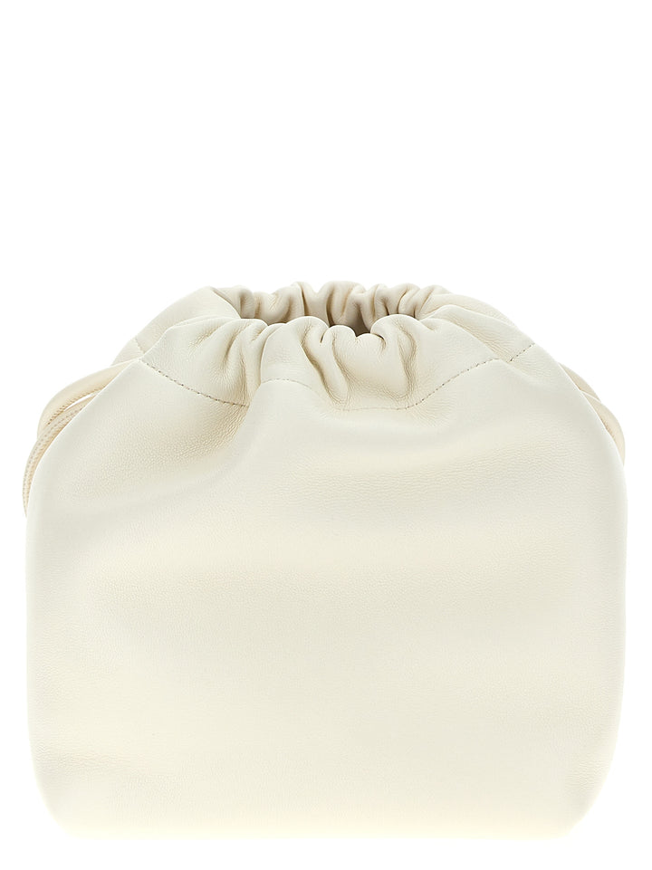 Vlogo Pouf Crossbody Bags White