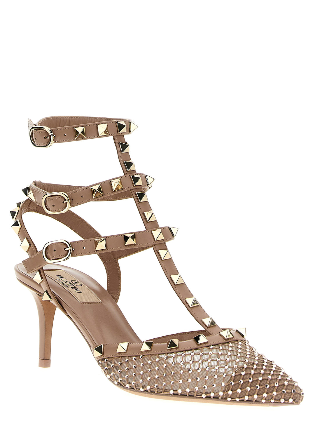 Rockstud Pumps Beige