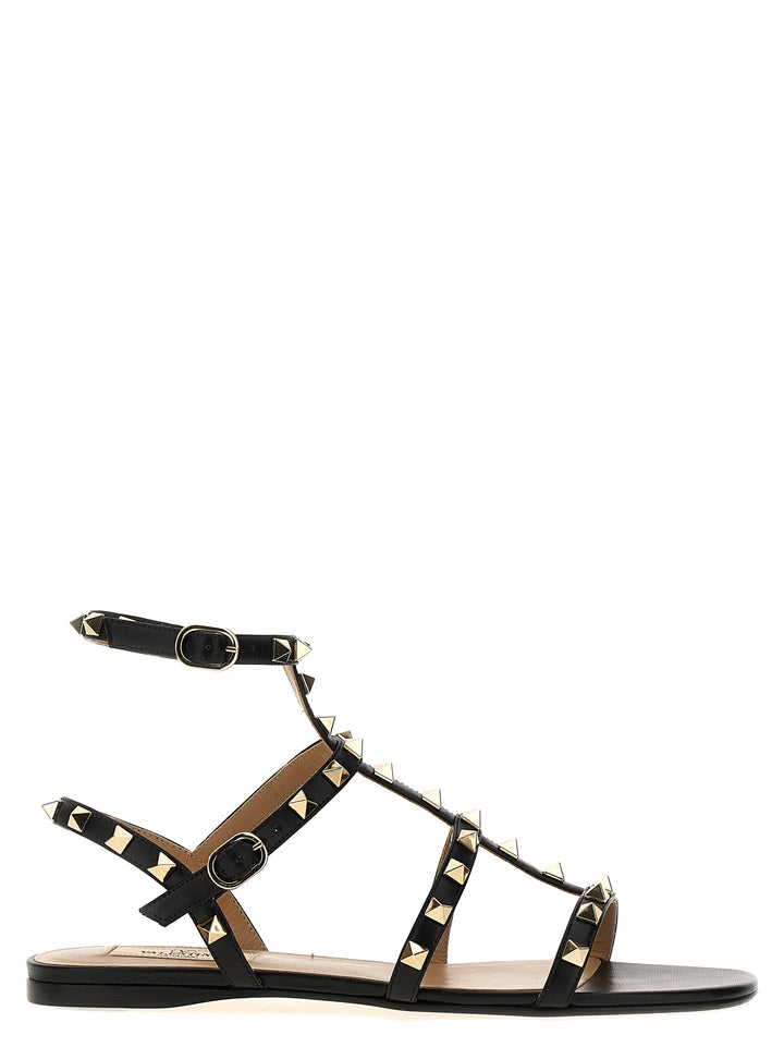 Rockstud Sandals Black