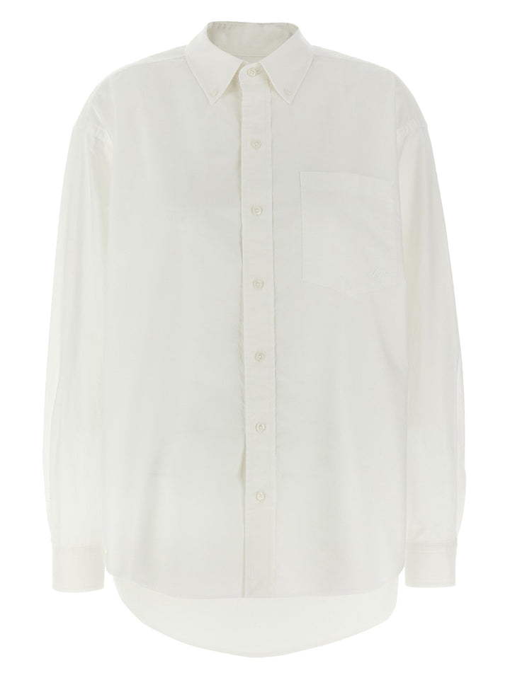 T By Alexander Wang Boyfriend Shirt Shirt and Blouse - White | 4ae0dfbb28ee2fb5e1efd66f6edf4ad7d3af658d