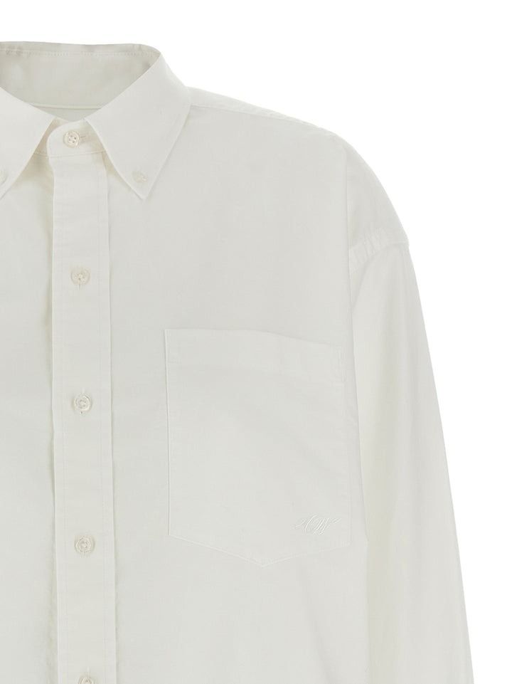 T By Alexander Wang Boyfriend Shirt Shirt and Blouse - White | 322314fa9dccd9c788d2c3ab99586cc7259eb1d3