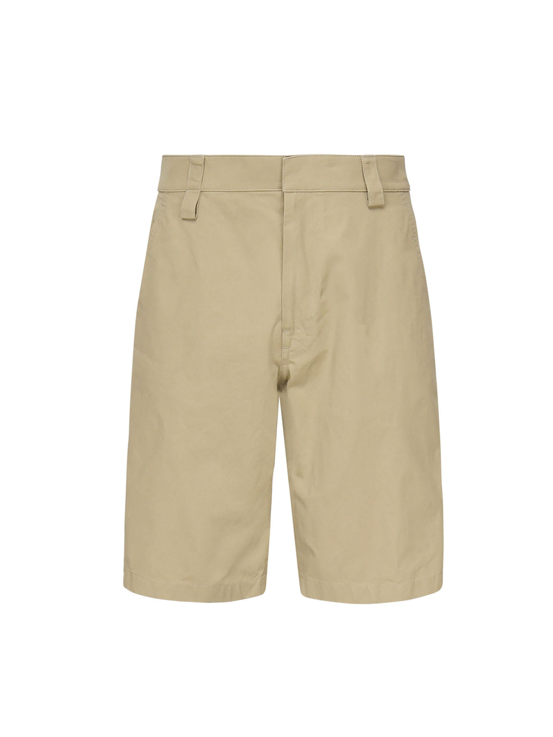 Shorts In Lightweight Cotton Twill Trousers Beige