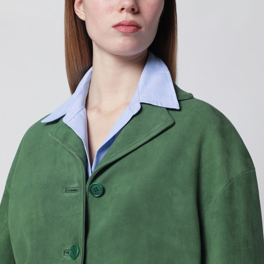 Salvatore Santoro Coats & Jackets - Green | b4518aba759950fec32a501102ab530c19f371c3