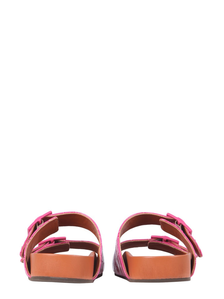 L'Autre Chose Sandals - Fuchsia | fc555dad87a69f9bfc737c421d159bc664f5792d