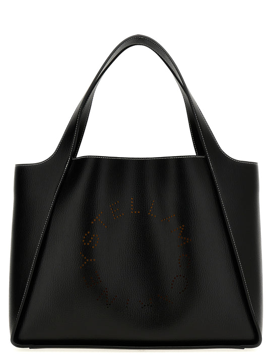 Logo Shopping Bag Tote Bag Black