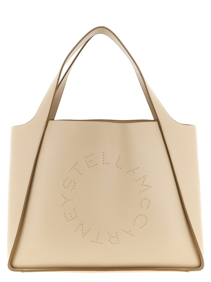 Stella Mccartney The Logo Bag Shoulder Bags - Beige | b899a29244a1e8c2fc5edc81984f5dc5f9e793cf