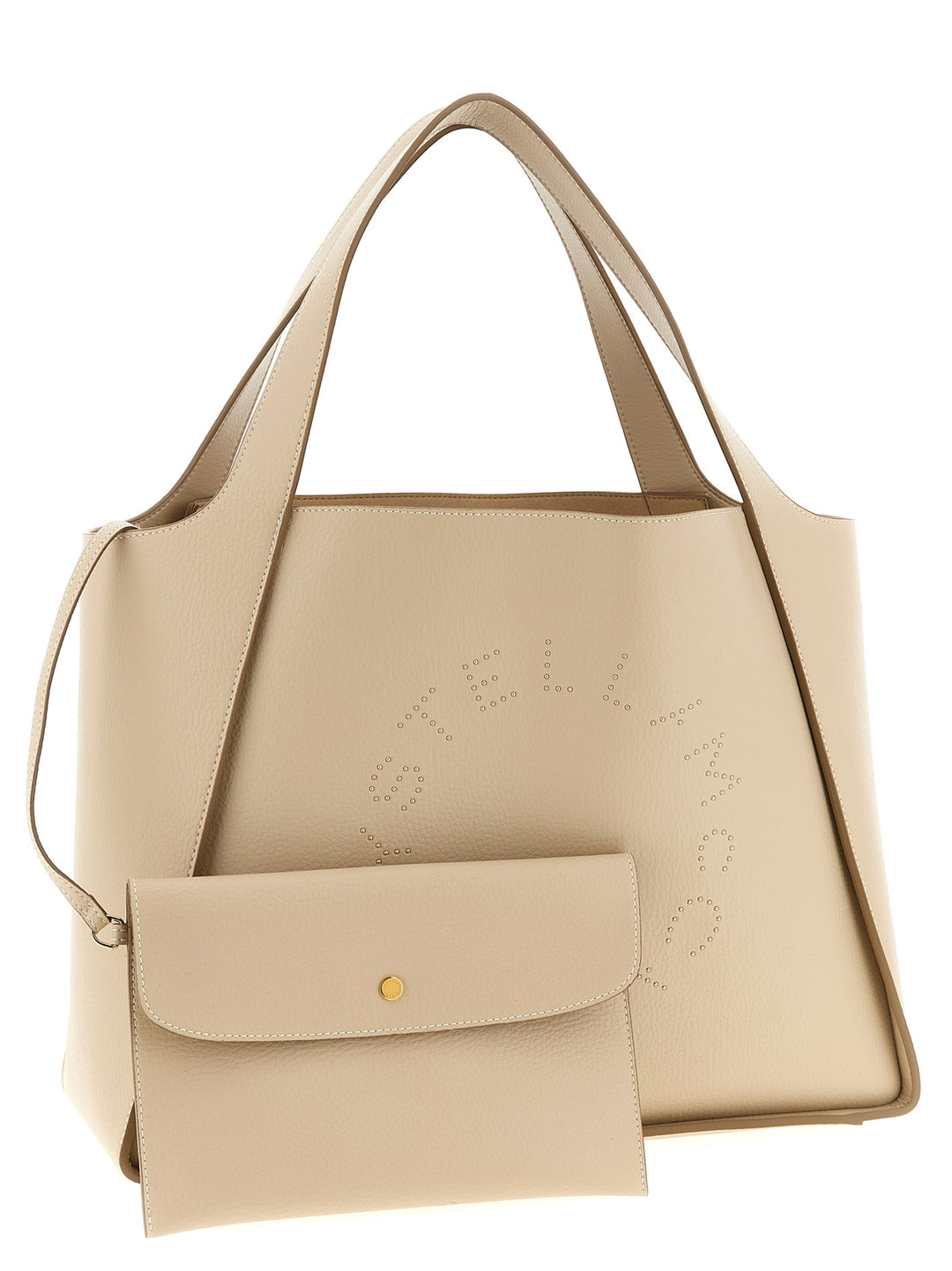 Stella Mccartney The Logo Bag Shoulder Bags - Beige | 91d3149a3dfe43d549088f35dd4f3e544c574f8d