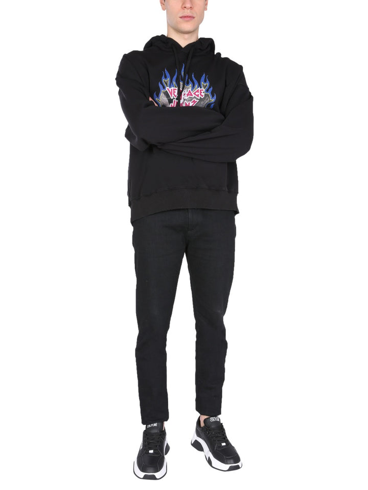 Versace Jeans Couture Sweatshirts - Black | Wanan Luxury