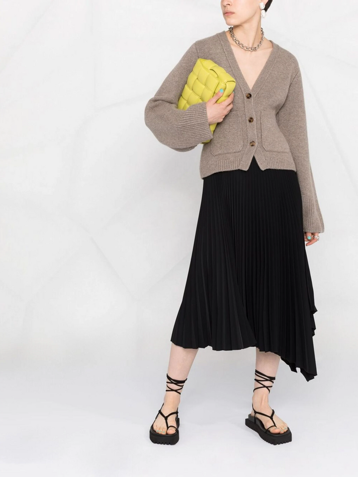 Khaite Cardigan - Brown | 71c0d52ecf0024a595c72438dcc3ca6a6eb740ef