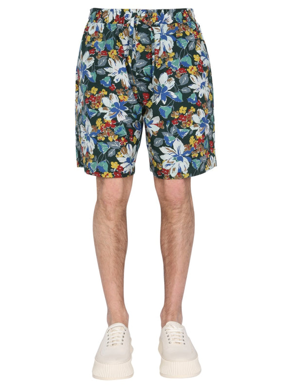 Bermuda With Floral Print