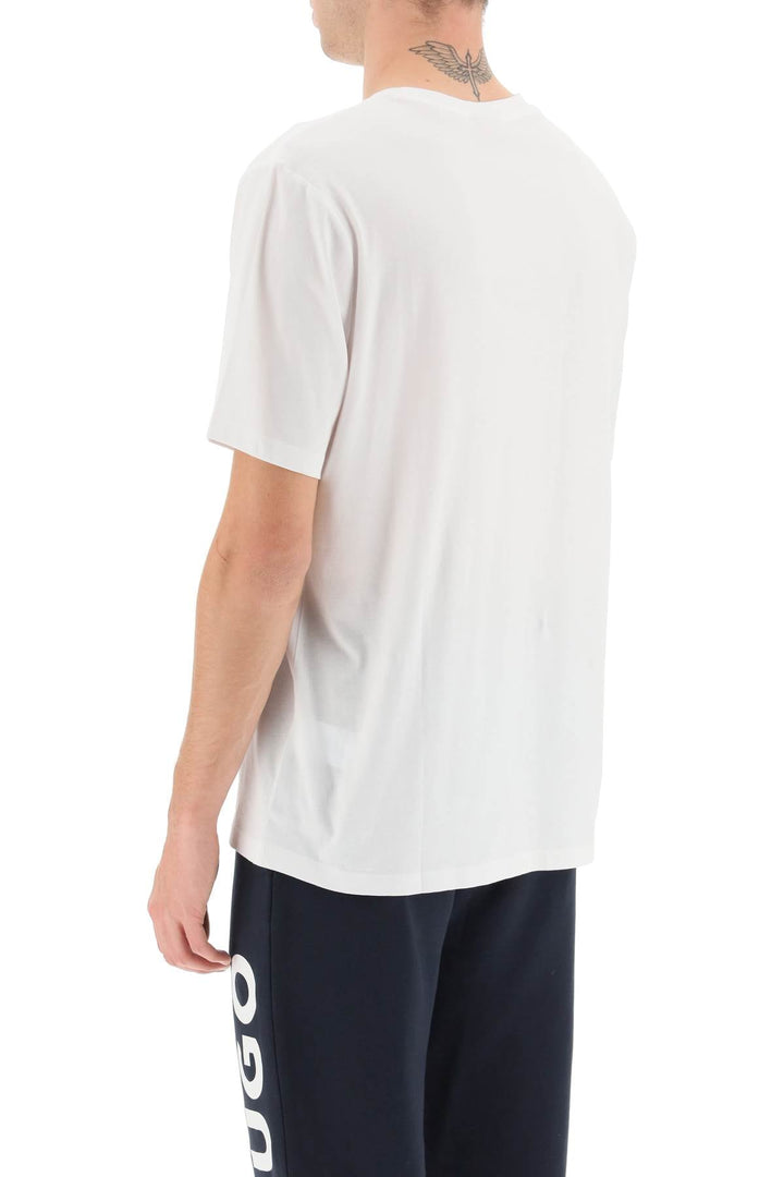 Oversized T Shirt With Logo - Hugo - Men