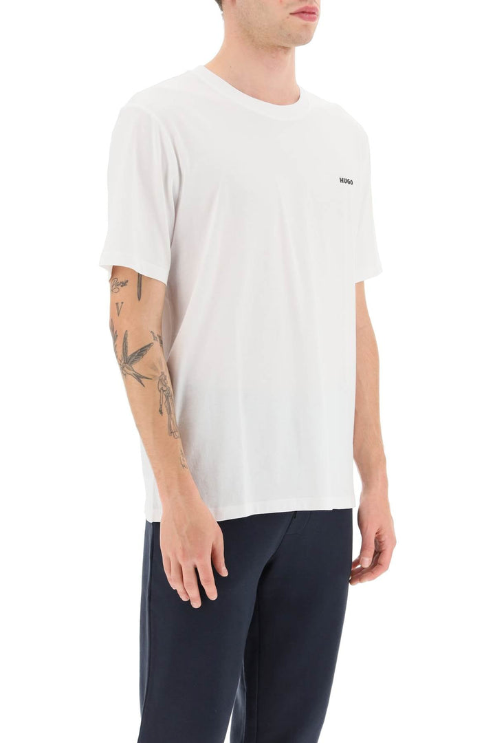 Oversized T Shirt With Logo - Hugo - Men