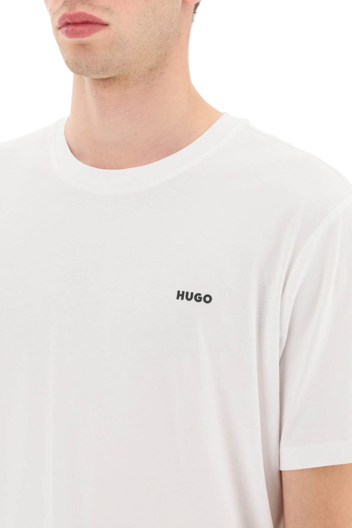 Oversized T Shirt With Logo - Hugo - Men